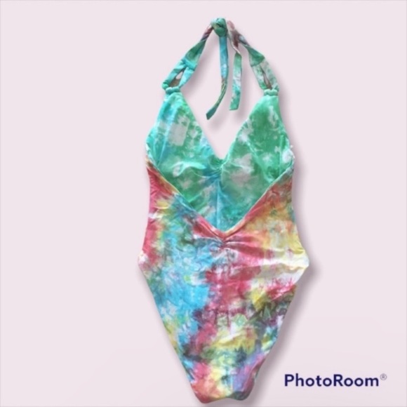 Pacific Reversible Plunge One-Piece Swimsuit Sz. Small - Picture 4 of 8